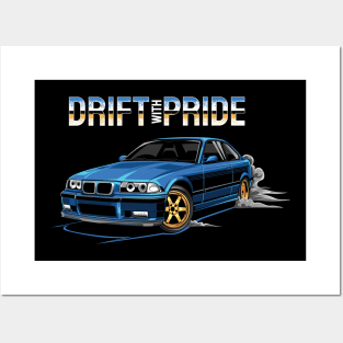 M3 E36 | Drift With Pride Posters and Art